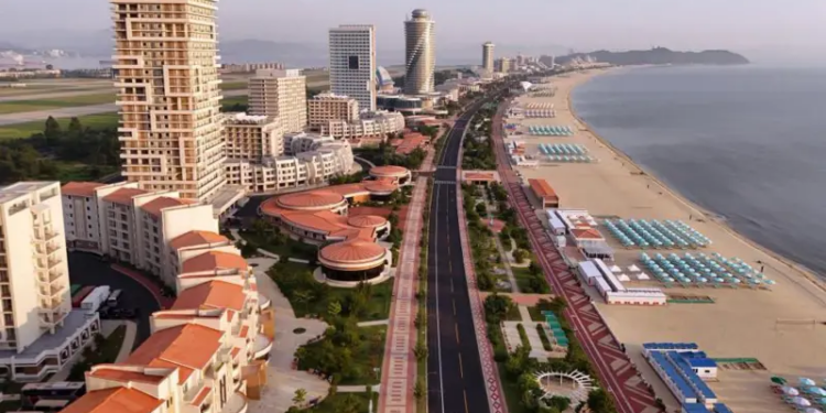 El nuevo balneario en Corea del Norte con el que Kim Jong-un espera atraer turistas al hermético país