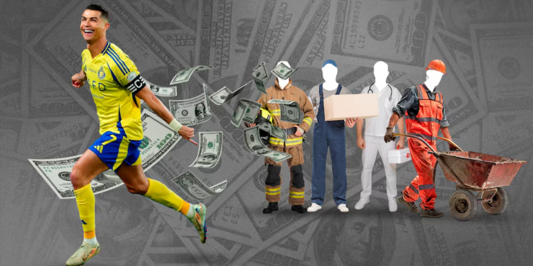 ¿Cuánto tiempo tendría que trabajar un mexicano con salario mínimo para ganar lo que Cristiano Ronaldo gana en un día?