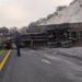 Accidente: tráiler se vuelca en la 57, próximo a Santa María