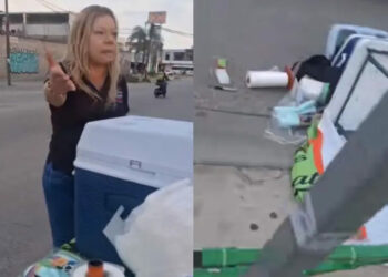 VIDEO | Agrede a vendedora ambulante en Guadalajara “Lady Tamales”