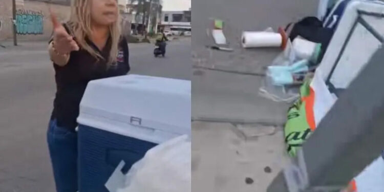 VIDEO | Agrede a vendedora ambulante en Guadalajara “Lady Tamales”