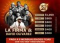 La Firma y David Olivarez en el Palenque de la FENAPO 2025