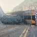 Tráiler nodriza y cisterna se impactan en la Valles Rayón y dispersan vehículos