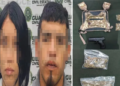 Policía detiene a dos con marihuana y réplica de pistola en Benito Juárez