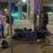 Motociclista queda con pie fracturado en accidente
