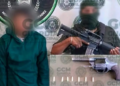 Capturan a individuo con arma de fuego en Soledad