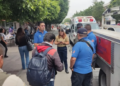 Fuego en vehículo eléctrico dentro del edificio EME obliga a desalojar