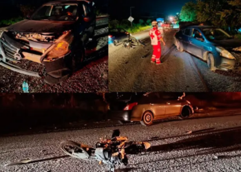 Conductor orignario de Monterrey embiste a motociclista en carretera Valles-Mante