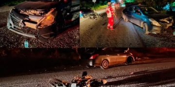 Conductor orignario de Monterrey embiste a motociclista en carretera Valles-Mante