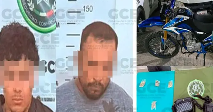 Atrapan en Rioverde a dos sujetos con marihuana