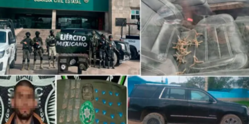Capturan a presunto “narco” y aseguran camioneta blindada