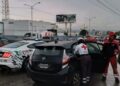 Conductor sufre infarto y choca en Circuito Potosí