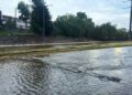 Por 48 horas desfogue de presa San José obliga al cierre del boulevard Río Santiago