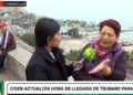 VIDEO | “Para que conozca el tsunami”: una mujer en Perú lleva a su nieto a la costa durante una alerta de tsunami