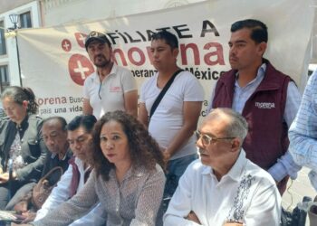 VIDEO Integrantes de Morena demandan renovación al frente del partido en SLP