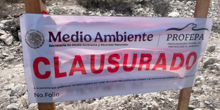 SEMARNAT no autorizó el “Banco de Materiales Castillos
