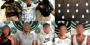 Detienen a cinco hombres y una mujer por posesión de droga en Soledad