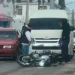 Camioneta colisiona con motocicleta por alcance