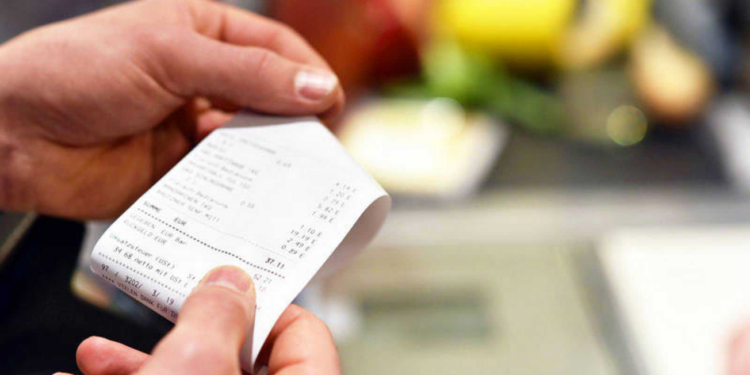 ¿Los recibos de papel son tóxicos?