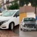 Choque múltiple en el Barrio de Tequis deja cuantiosos daños materiales