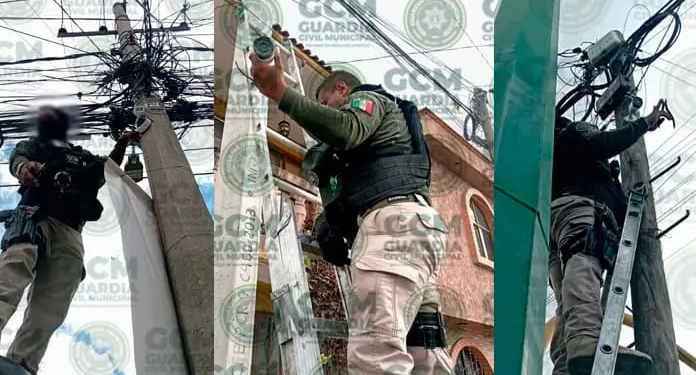 Desactiva Guardia Civil cámaras usadas por grupos delictivos en colonias de Soledad
