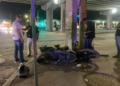 Motociclista sufre fractura tras ser arrollado en Periférico Oriente
