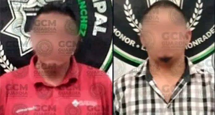 Detienen a dos hombres por agredir a policías municipales en Soledad