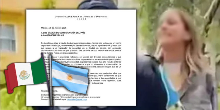 Comunidad argentina en México se deslinda de Ximena Pichel y repudia actos de discriminación