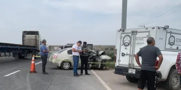 Muere joven conductor tras chocar contra señalética en la carretera a Matehuala