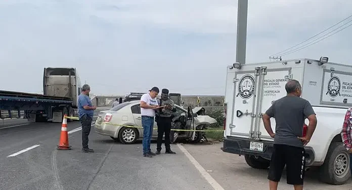 Muere joven conductor tras chocar contra señalética en la carretera a Matehuala