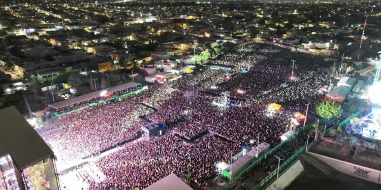 El evento “El Potosinazo” registró una asistencia de aproximadamente 200 mil personas en el Foro de la FENAPO 2025