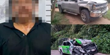 Detienen a conductor tras persecución