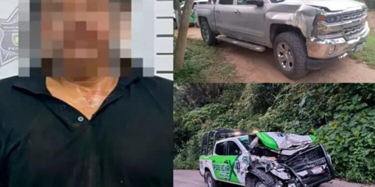 Detienen a conductor tras persecución
