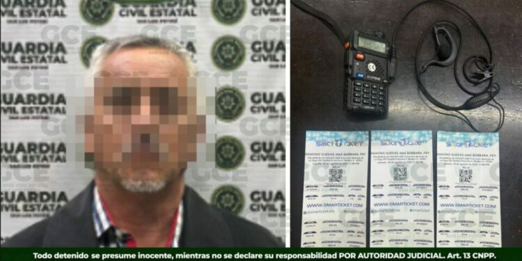 Detienen a hombre por venta ilegal de boletos para el Palenque en la FENAPO