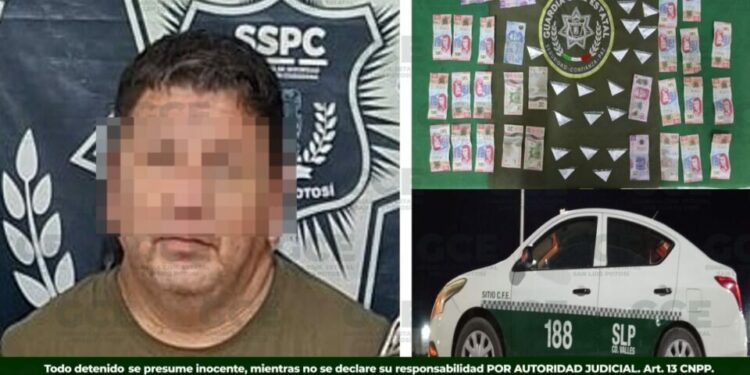 Aseguran a un hombre e Ciudad Valles por posesión de drogas