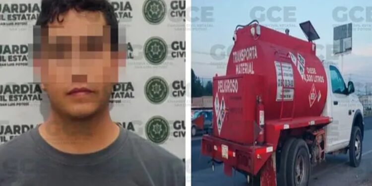 Capturan a sujeto con huachicol