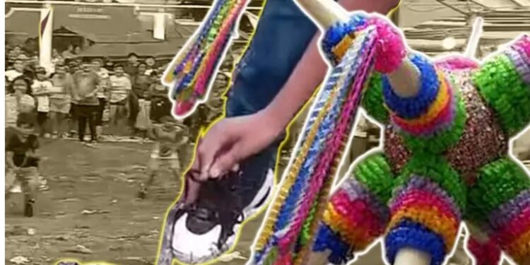 Rompen piñata con animales vivos en Campeche