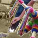 Rompen piñata con animales vivos en Campeche