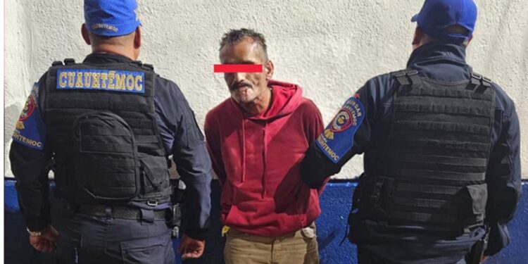 Detienen a sujeto que acosó a una menor en Mercado de la CDMX