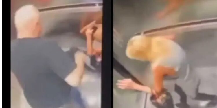 VIDEO| Exhiben a Lord Elevador; golpea brutalmente a mujer en CDMX