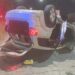 Volcadura múltiple en la carretera 57 deja daños en tres vehículos