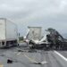 Chofer pierde la vida en choque de tráileres sobre la carretera 80