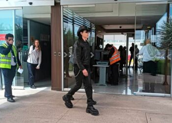 VIDEO | ¡Marilyn Manson ya está en San Luis Potosí!