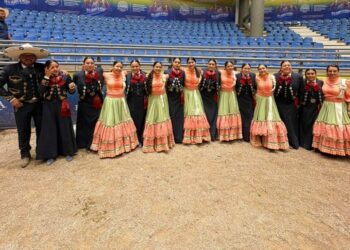 Participación histórica de charros y adelitas de SLP en el “Nacionalito”