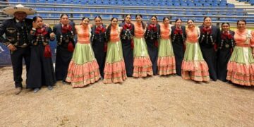 Participación histórica de charros y adelitas de SLP en el “Nacionalito”