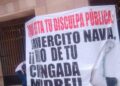 Colocan manta en contra de Xavier Nava