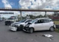 Choque múltiple en bulevar San Luis deja cuantiosos daños