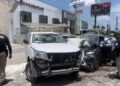 Fuerte accidente en Chapultepec con dirección a bulevar Rocha Cordero