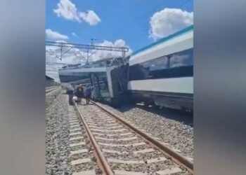Se descarrila Tren Maya en Izamal, Yucatán