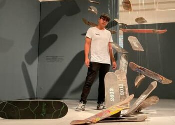 De patinar al arte contemporáneo